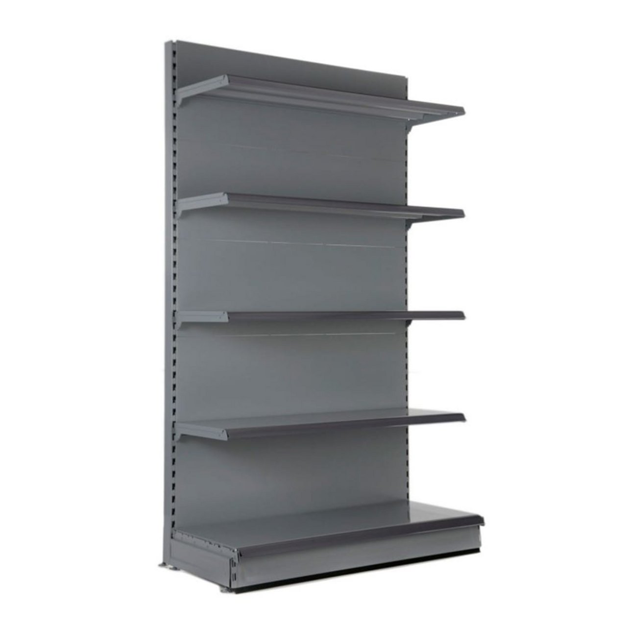 Silver End Promotion Unit Retail Gondola Shelving - H210cm X W66.5cm