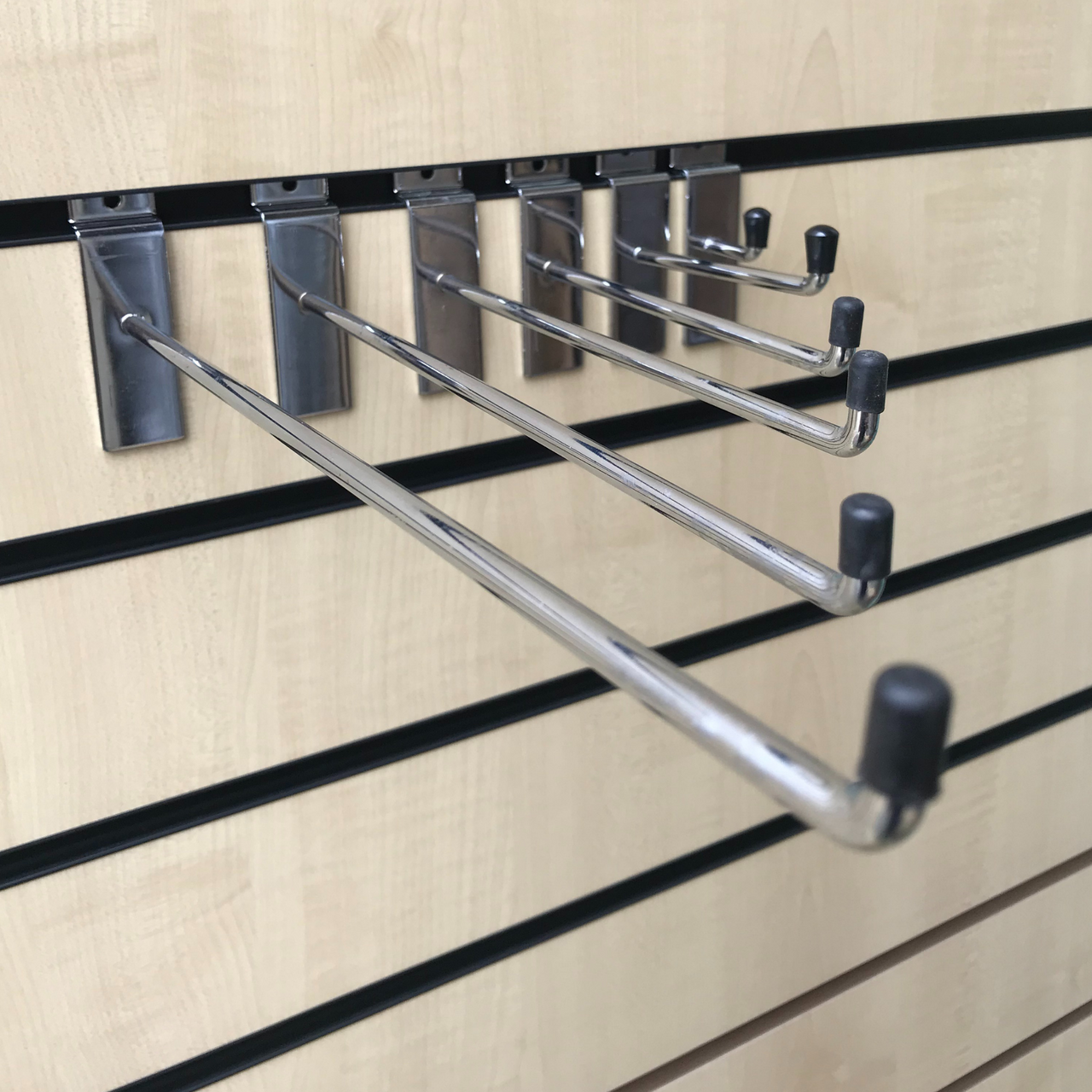 100x Slatwall Hooks Accessory Single Prong Shop Display