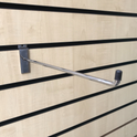 100x Slatwall Hooks Accessory Single Prong Shop Display