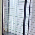 New Black Aluminium Tall Cabinet Showcase 80cm Display Retail Shop Fitting