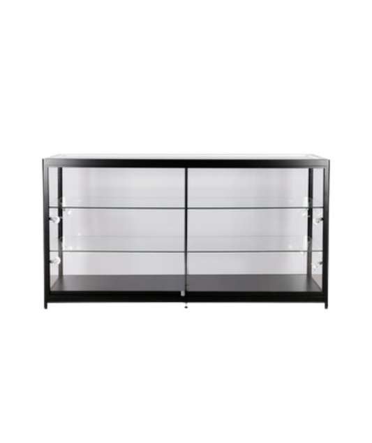 New Black Aluminium Counter Showcase 120cm Display Retail Shop Fitting