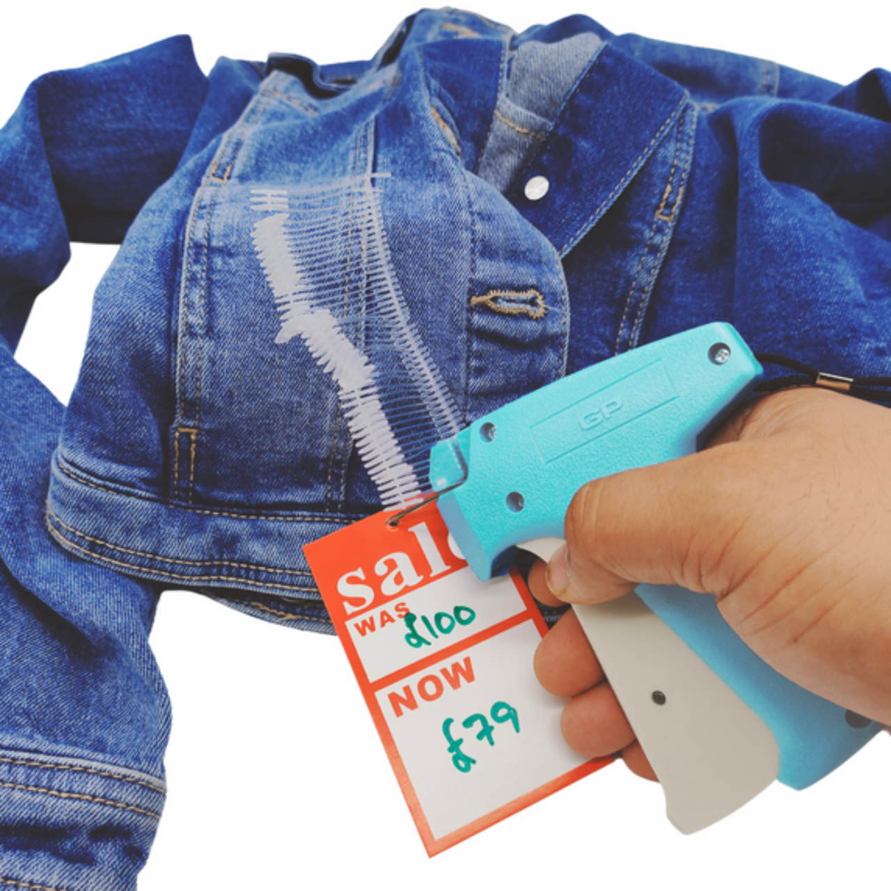 GP Standard Tagging Gun System, Barbs Kimble Tag Label for Clothes Sock, Needle