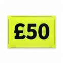 Black & Green Correx Market Price Sale Card Signs – Double-Sided Waterproof Display Boards