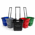 31 Litre Plastic Shopping Trolley Basket Supermarket Retail Store