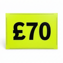 Black & Green Correx Market Price Sale Card Signs – Double-Sided Waterproof Display Boards