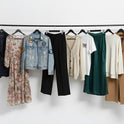 10ft Black Steel Clothes Rail – Heavy-Duty Wall Mounted Hanging Rail with 3 Brackets – Stylish & Strong for Home or Retail