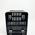 68L Shopping Basket with Wheels & Extendable Handle Plastic Rolling Retail Basket 5 Colours