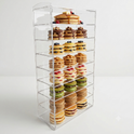 Clear Acrylic Bakery Pastry Display Case Stand – Countertop Cake, Donut, Cupcake & Dessert Display Cabinet