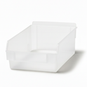 Long Slatbox Shelfbox Storage Bin – Heavy Duty Slatwall Display Box for Shop