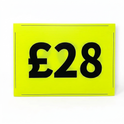 Black & Green Correx Market Price Sale Card Signs – Double-Sided Waterproof Display Boards