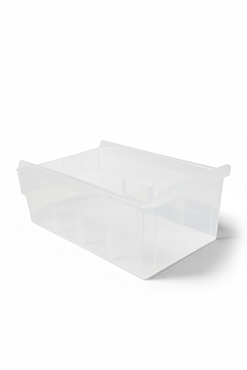 Long Slatbox Shelfbox Storage Bin – Heavy Duty Slatwall Display Box for Shop