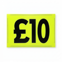 Black & Green Correx Market Price Sale Card Signs – Double-Sided Waterproof Display Boards
