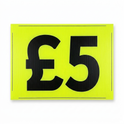 Black & Green Correx Market Price Sale Card Signs – Double-Sided Waterproof Display Boards