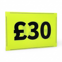 Black & Green Correx Market Price Sale Card Signs – Double-Sided Waterproof Display Boards