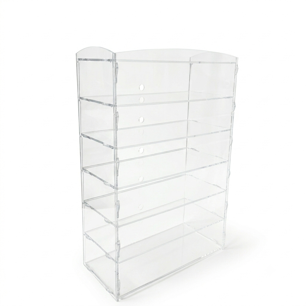 Clear Acrylic Bakery Pastry Display Case Stand – Countertop Cake, Donut, Cupcake & Dessert Display Cabinet