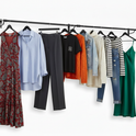 8ft Black Steel Clothes Rail – Heavy-Duty Wall Mounted Hanging Rail with 3 Brackets – Durable & Stylish for Home or Retail Use