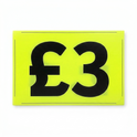 Black & Green Correx Market Price Sale Card Signs – Double-Sided Waterproof Display Boards