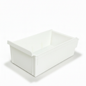 Long Slatbox Shelfbox Storage Bin – Heavy Duty Slatwall Display Box for Shop