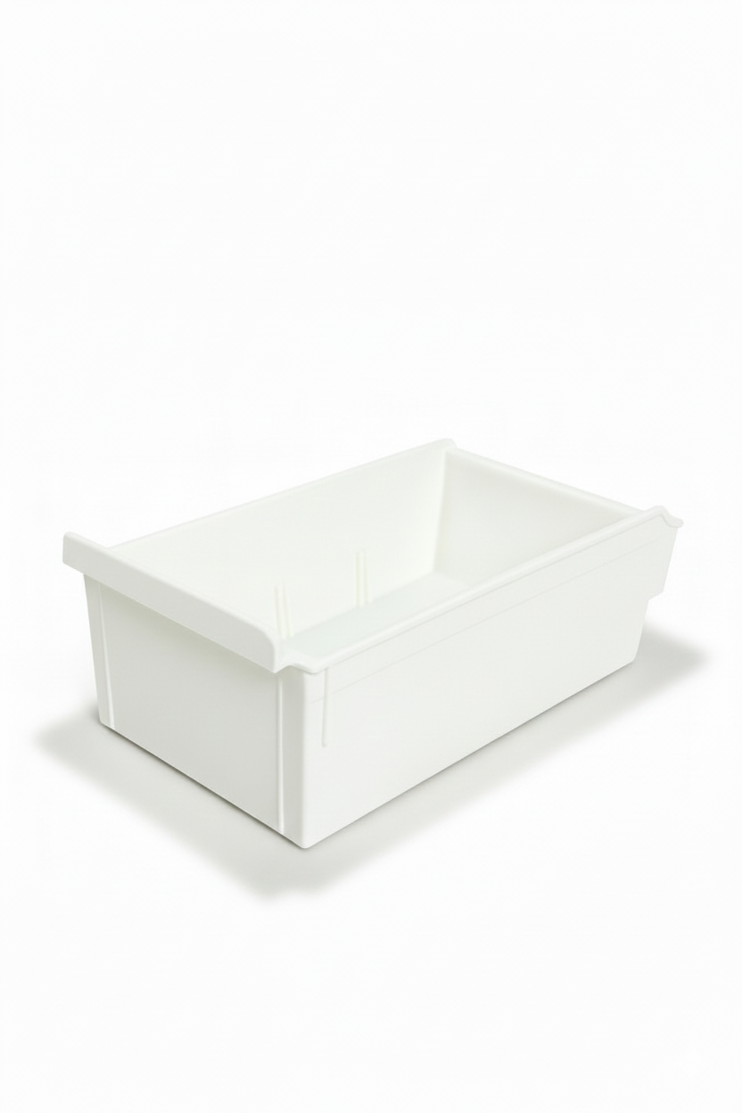 Long Slatbox Shelfbox Storage Bin – Heavy Duty Slatwall Display Box for Shop