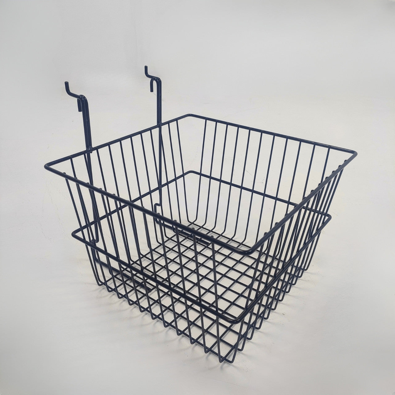 Black Heavy Duty Grid Mesh Retail Shop Display Basket