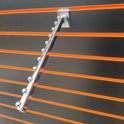New 11 Ball Waterfall Sloping Display Arm For Slatwall