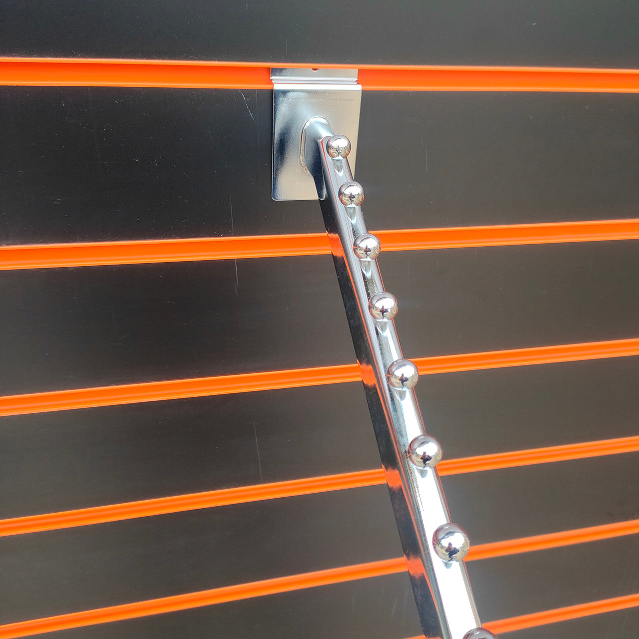 New 11 Ball Waterfall Sloping Display Arm For Slatwall