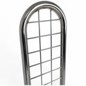 Chrome Gridmesh Tower Display for Retail & Exhibitions, Easy Assembly & Storage