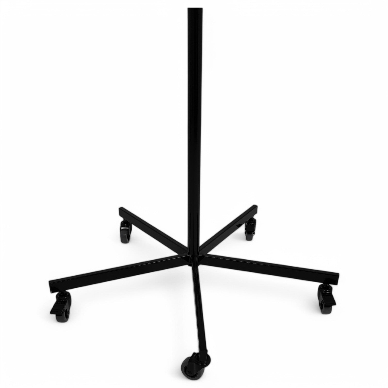 Black Spiral Clothes Rail Display Stand with Castors