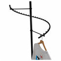 Black Spiral Clothes Rail Display Stand with Castors