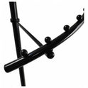 Black Spiral Clothes Rail Display Stand with Castors