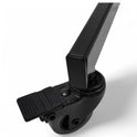 Black Spiral Clothes Rail Display Stand with Castors