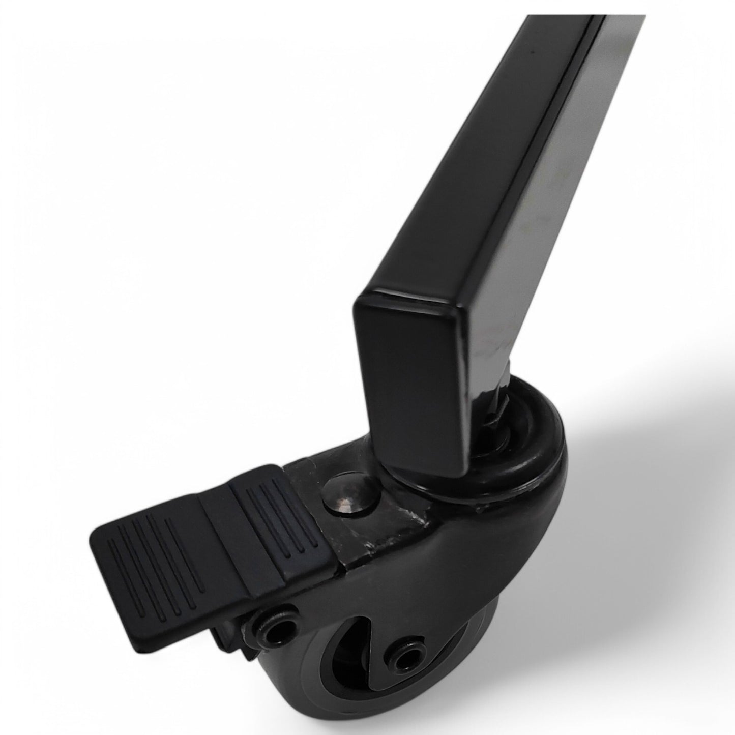 Black Spiral Clothes Rail Display Stand with Castors
