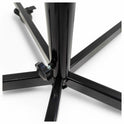 Black Spiral Clothes Rail Display Stand with Castors
