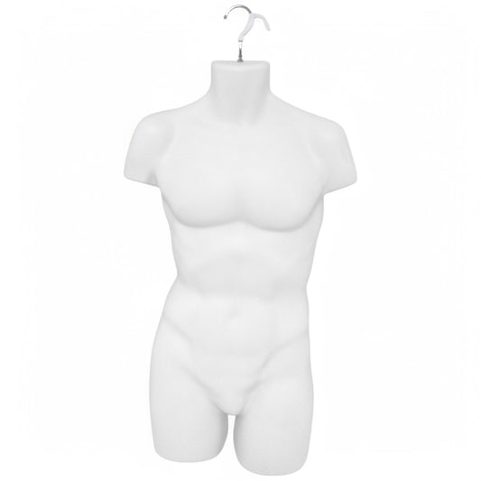 Male Plastic Body Form Hanging Mannequin