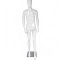 Male Plastic Display Egg Head Mannequin – White 190cm