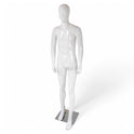 Male Plastic Display Egg Head Mannequin – White 190cm