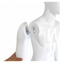 Male Plastic Display Egg Head Mannequin – White 190cm