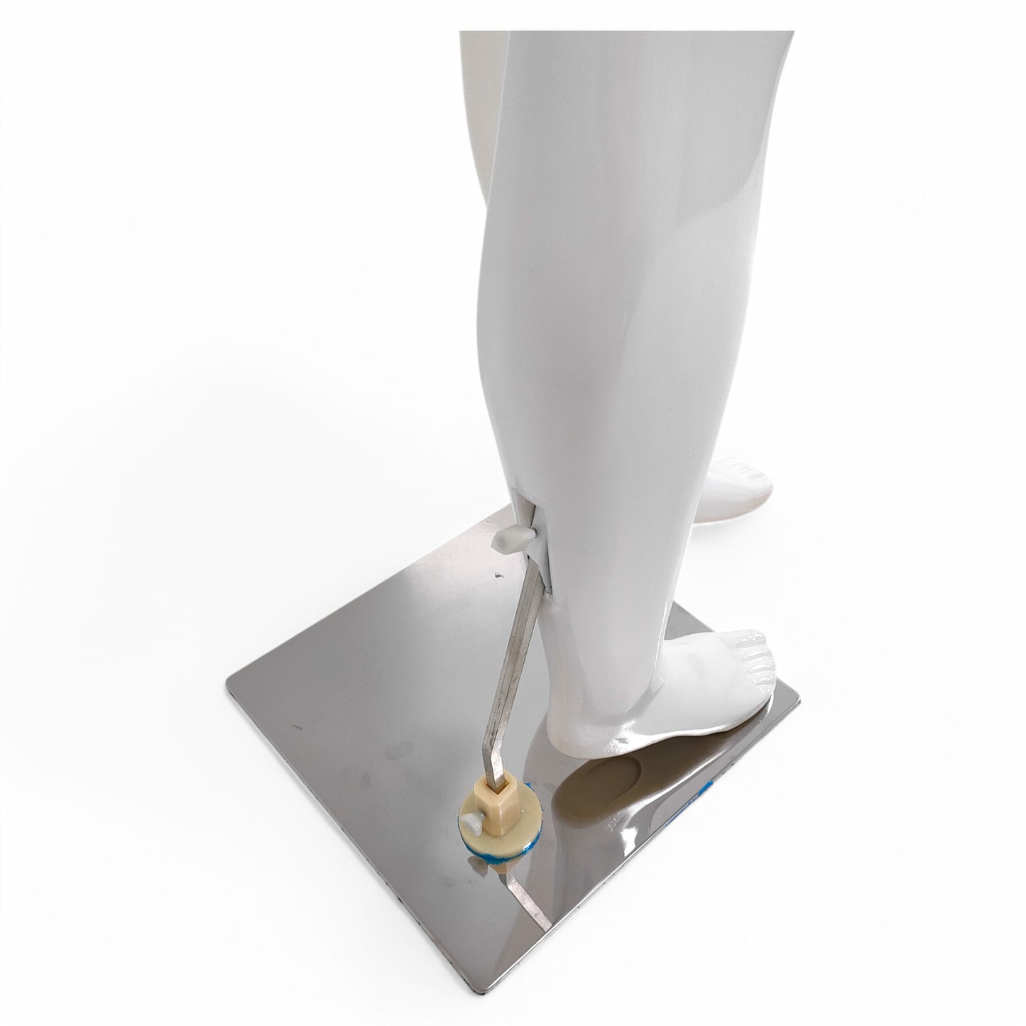 Male Plastic Display Egg Head Mannequin – White 190cm