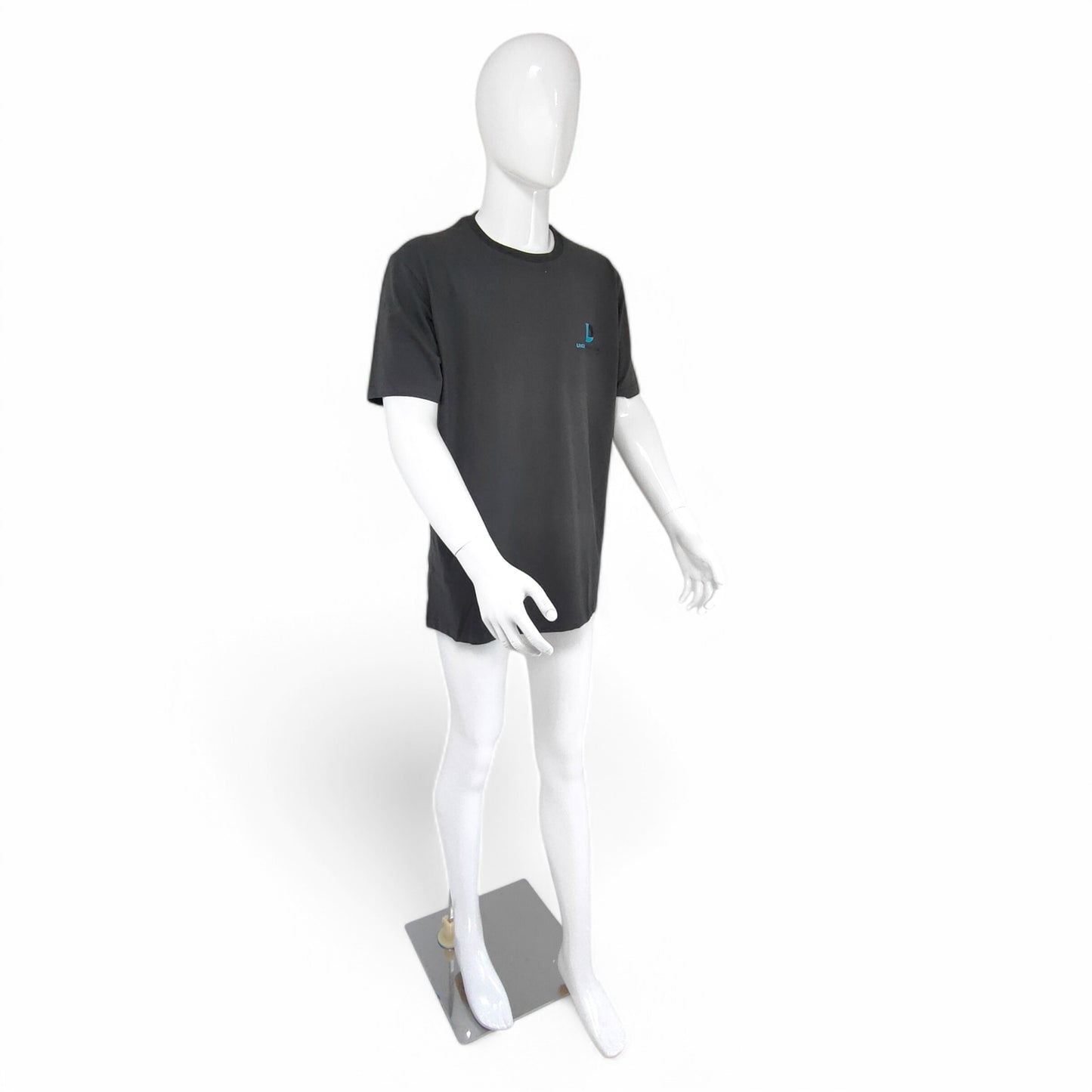 Male Plastic Display Egg Head Mannequin – White 190cm