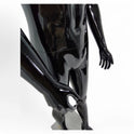 Male Plastic Display Egg Head Mannequin – Black 190cm