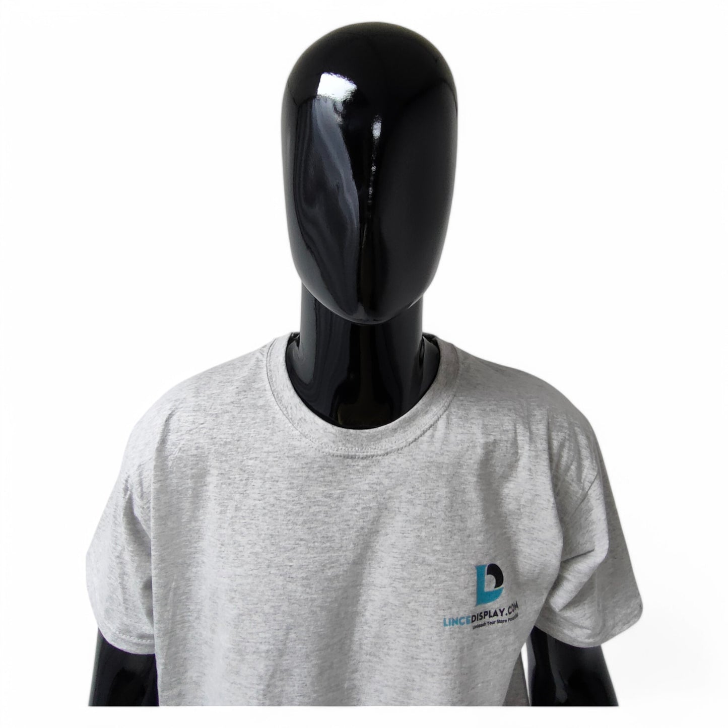 Male Plastic Display Egg Head Mannequin – Black 190cm