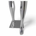 Male Plastic Display Egg Head Mannequin – Chrome 190cm