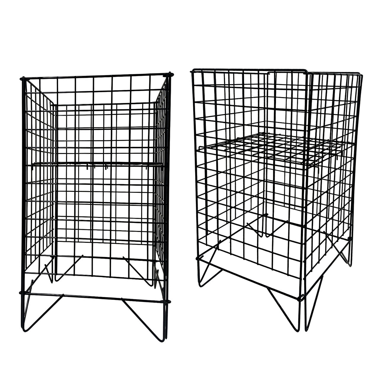 Black Dump Bin Basket Retail Merchandising Display Storage Bin