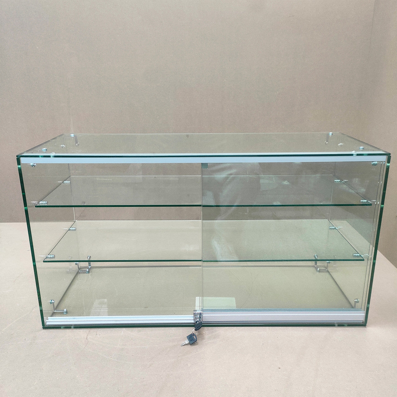 New Heavy Duty Countertop Ambient Glass Sweet Food Display Cabinet Case