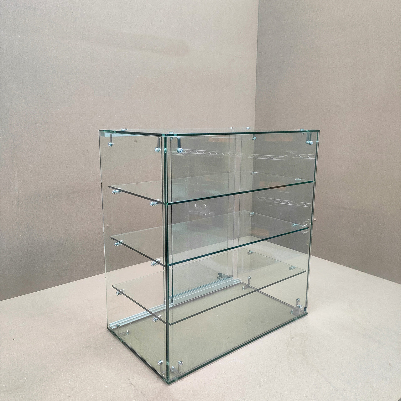 New Heavy Duty Countertop Ambient Glass Sweet Food Display Cabinet Case