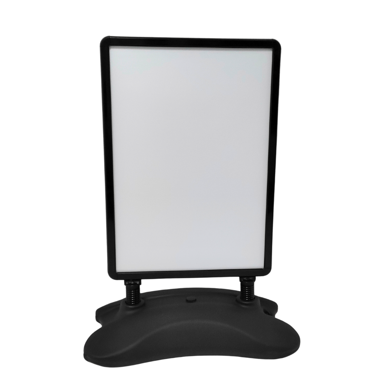 Black Heavy Duty Silver Pavement Sign Waterbase A1&A2 Outdoor Poster Display Stand
