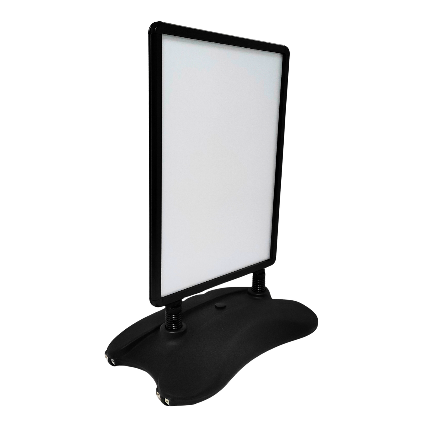 Black Heavy Duty Silver Pavement Sign Waterbase A1&A2 Outdoor Poster Display Stand