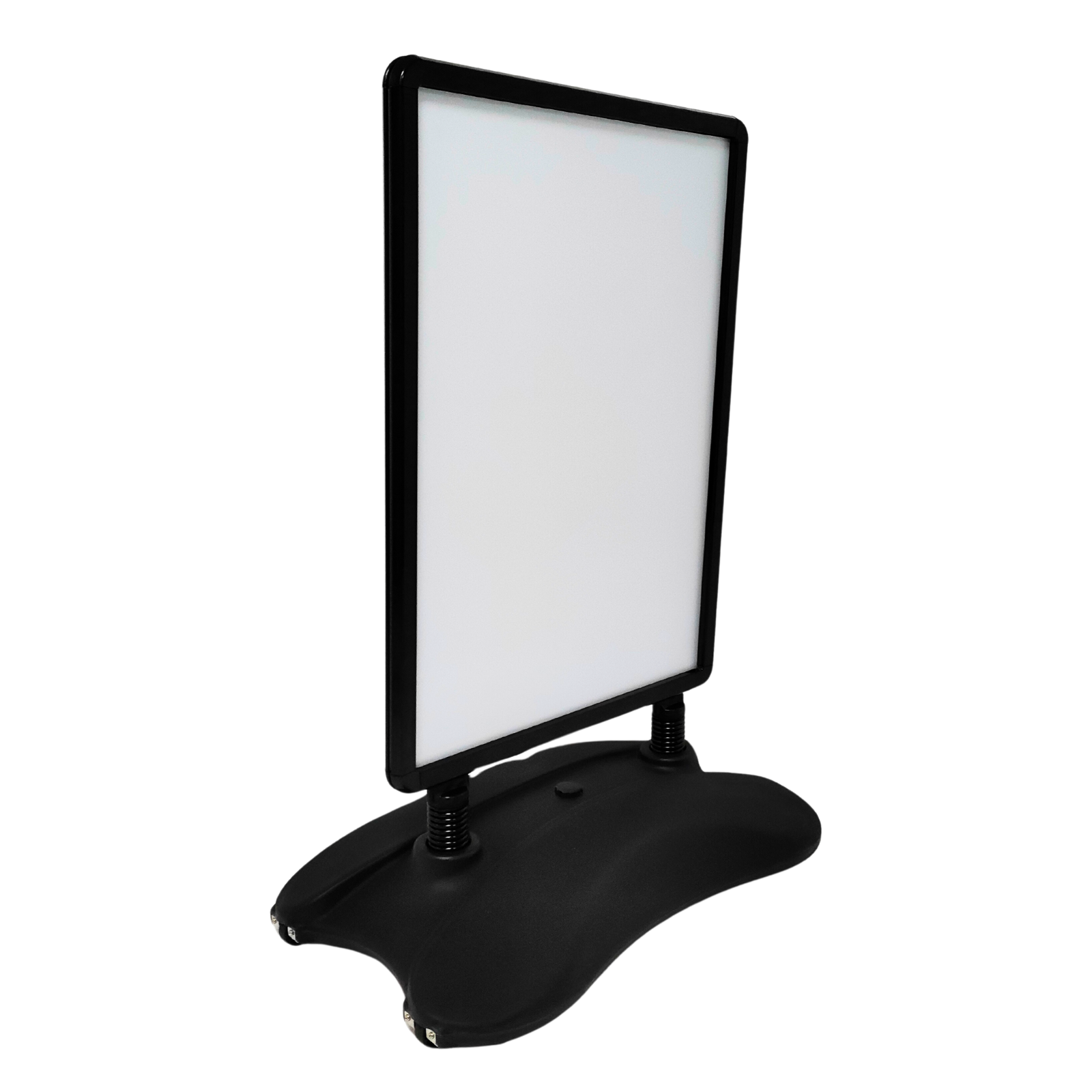Black Heavy Duty Silver Pavement Sign Waterbase A1&A2 Outdoor Poster Display Stand