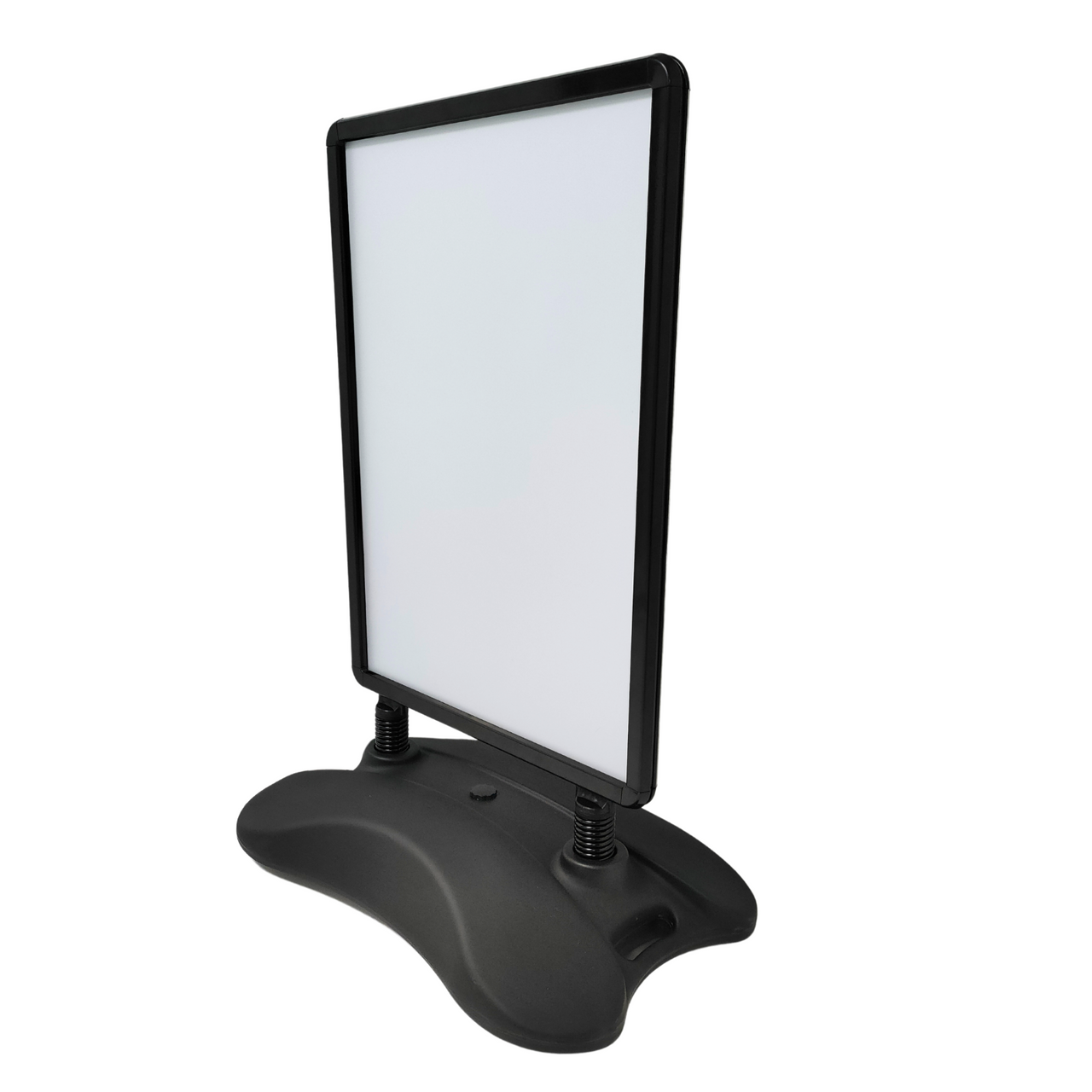 Black Heavy Duty Silver Pavement Sign Waterbase A1&A2 Outdoor Poster Display Stand