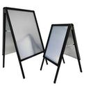 Black A-Board Double Side Quality Pavement Sign, Snap Frame Poster Display Stand